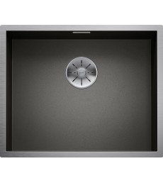 BLANCO Einbaubecken ZEROX 500-IF acciaio inox Dark Steel