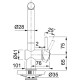 SET - SPÜLE FRANKE OID 611-62 MIT ARMATUR SAMOA