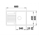 Blanco Zia 45 s compact mit excenter