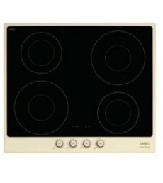 Smeg PI764PO Einbau-Induktionskochfeld, 60cm, Cortina/Nostalgie Design, Creme-Messing Antik