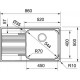 Franke SRX 611-86 LB rechts