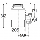 InSinkErator Evolution M100 Küchenabfallentsorger